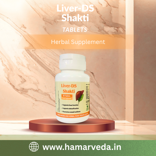 Liver-DS Shakti Tablets – Ayurvedic Herbal Supplement for Liver Health & Detox (60 Tablets)