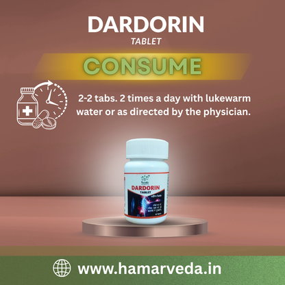 Dardorin Tablet – Ayurvedic Relief for Joint Pain, Arthritis & Back Pain (60 Tablets)