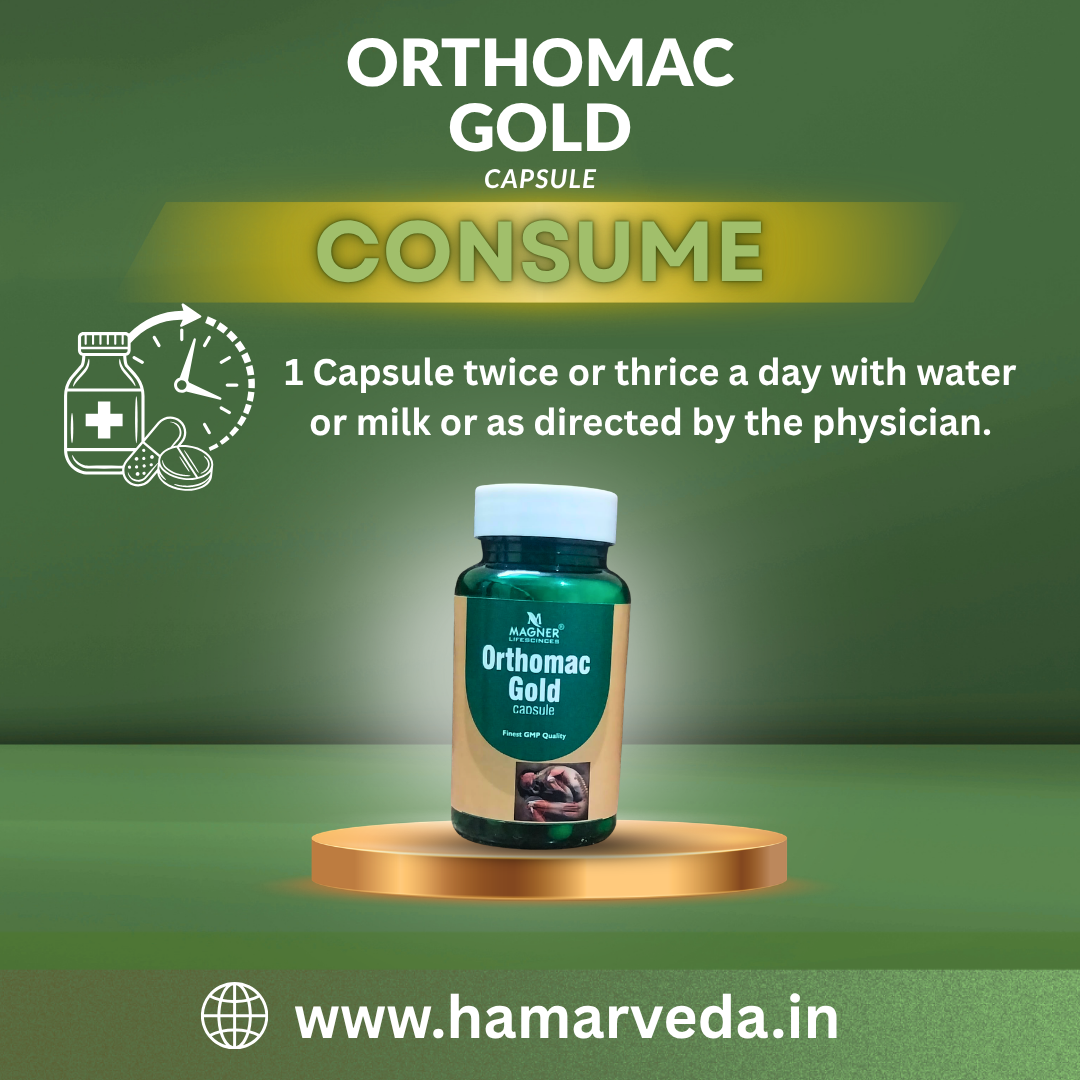 How to consume Orthomac Gold Capsules dosage instructions