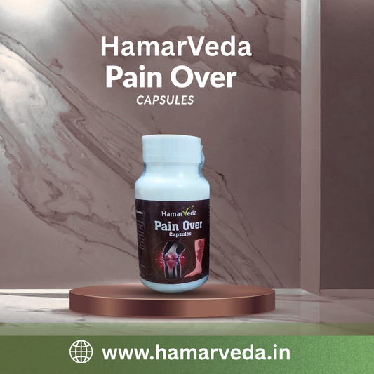 Pain Over Capsules by HamarVeda – Ayurvedic Joint Pain, Arthritis & Muscle Stiffness Relief | 60 Capsules